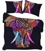 Tie Dye Duvet Cover Doona Bohemian Ethnic Elephant Queen Quilt Cover With 2 pillow Cover Blanket