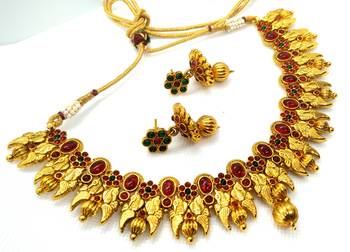 Multicolor agate south indian jewellery 1