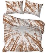 Queen Size 100% Cotton Duvet Cover Sets with Pillow Covers, Indian Reversible Duvet Cover Quilt Cover Coverlet