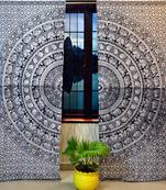 Indian cutain peacock mandala cotton hippie tapestry door decor window curtains