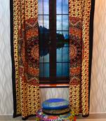 Indian mandala curtains drapes wall decor curtain valances cotton tapestry throw