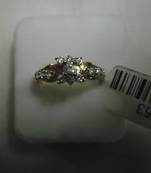 Diamond studded elegant ring