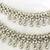 Crystal Silver Floral Design Broad Anklets Payal Pair