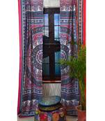 Mandala paisley curtains door window curtain drape panel sheer scarf valances