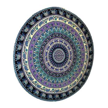 Mandala Roundie Beach Indian Elephant Tapestry Hippy Gypsy Cotton Table Covers Hippie Boho Yoga Mat Bohemian 2