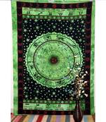 Mandala print curtain valance set dorm hook tapestry drape balcony room decor curtain boho set hippie