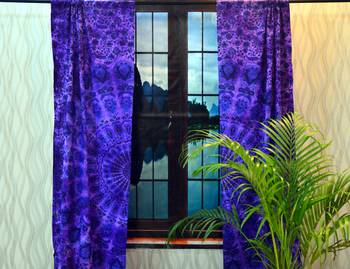 Wall throw tapestry indian mandala boho decorative curtains window drapery decor 3
