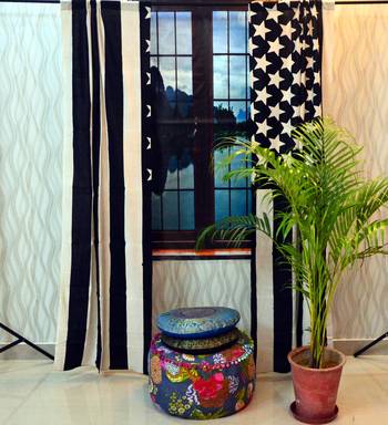 Indian mandala tulle voile door window curtain drape panel sheer scarf valances 1