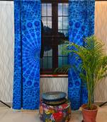 Mandala bedroom window curtains indian drape balcony room decor curtain boho set