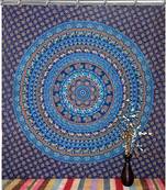 Hook tapestry curtain 2 valances drape panel boho decor window curtain drape handmade curtain tapestry throw