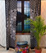 Mandala door window curtain bohemian indian tapestry drape panel cotton valance