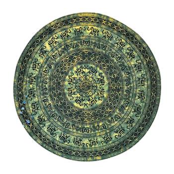 Tie Dye Elephant Mandala Roundie Beach Throw Tapestry Hippy Gypsy Cotton Table Covers Hippie Boho Yoga Mat Bohemian 2