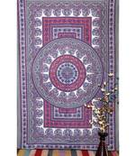 Boho living room hook curtains bohemian curtains for bedroom tie dye tapestry curtains mandala hippie dorm decor