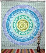 Mandala print curtain valance set dorm hook tapestry drape balcony room decor curtain boho set hippie