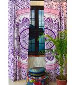 Indian mandala door window curtains cover drape panel hippie valances curtain