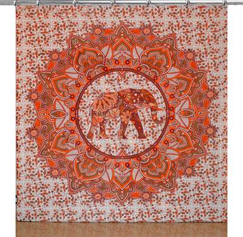 Boho living room hook curtains bohemian curtains for bedroom tapestry curtains mandala hippie dorm decor 2