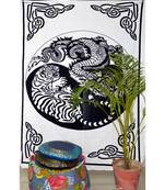 Mandala window hook curtains drape balcony room decor curtain boho set ethnic set hook tapestry