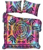 Psychedelic Elephant Tie dye Comforter Cover Double Bedding Throw Indian Duvet Cover & Pillow Case Bohemian Throw