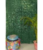 Hook tapestry curtain 2 valances drape panel boho decor window curtain drape handmade curtain tapestry throw
