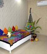 Mandala Single Bedspread Indian Psychedelic Bohemian Blanket Hippie Beach Throw Hippy Mandala Bedding for Bedroom