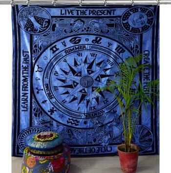 Mandala Tapestry Gypsy Home Decor Panel Set Bohemian Curtain Room