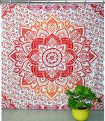 Mandala print curtain valance set dorm hook tapestry drape balcony room decor curtain boho set hippie