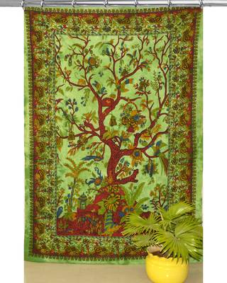 Boho living room hook curtains bohemian curtains for bedroom tapestry curtains mandala hippie dorm decor 1
