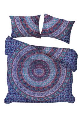 Bohemian Indian Mandala Duvet Covers Queen with Pillowcases, Mandala Quilt Cover, Boho Duvet Cover, doona Cover 1
