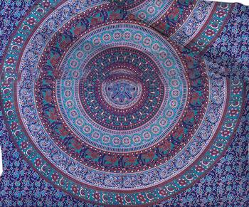 Bohemian Indian Mandala Duvet Covers Queen with Pillowcases, Mandala Quilt Cover, Boho Duvet Cover, doona Cover 4