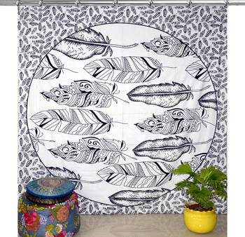 Indian mandala curtains set decorative indian hook tapestry hook curtains mandala curtains for bedroom 1