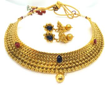 Multicolor agate south indian jewellery 1