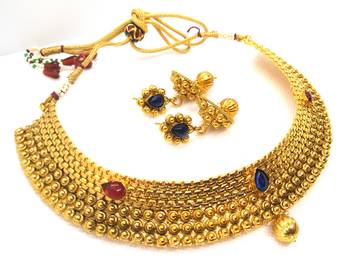 Multicolor agate south indian jewellery 2
