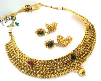 Multicolor agate south indian jewellery 2