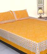 Yellow Cotton Bed-Sheets