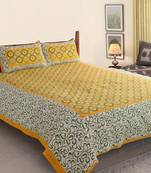 Yellow Cotton Bed-Sheets