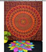 Mandala tapestry gypsy home decor panel set bohemian curtain room divider blackout balcony sheer curtain