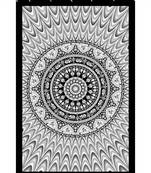 Hook tapestry curtain 2 valances drape panel boho decor window curtain drape handmade curtain tapestry throw