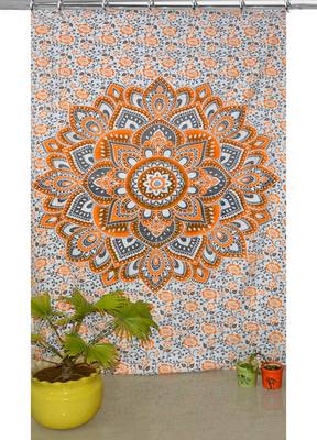 Mandala tapestry gypsy home decor panel set bohemian curtain room divider blackout balcony sheer curtain 2