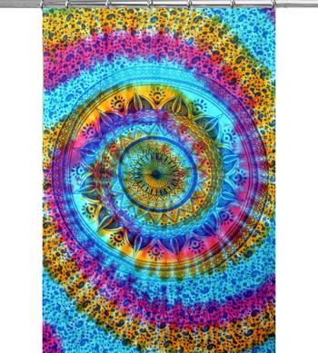 Boho living room hook curtains bohemian curtains for bedroom tapestry curtains mandala hippie dorm decor 1