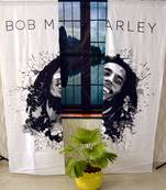 Bob marley curtain gypsy hippie bohemian handmade curtains, include 2 panel set curtain, twin tapestry