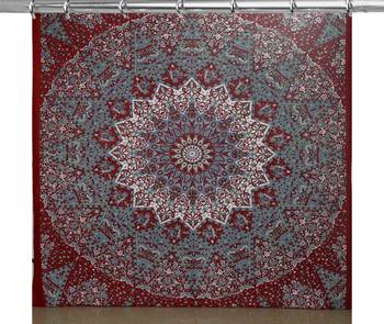 Mandala bedroom drape balcony room decor curtain boho set tapestry curtains drapes valances bohemian 2