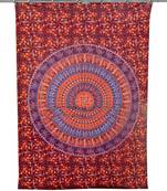 Mandala window hook curtains drape balcony room decor curtain boho set ethnic set hook tapestry