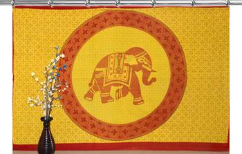 Mandala tapestry gypsy home decor panel set bohemian curtain room divider blackout balcony sheer curtain 1