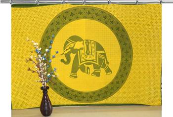 Mandala window hook curtains drape balcony room decor curtain boho set ethnic set hook tapestry 1