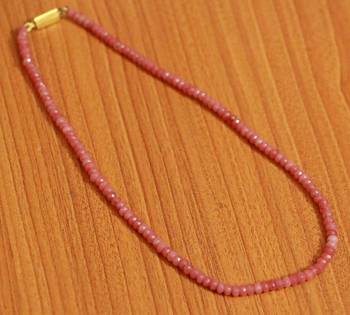 Pink Onyx Necklaces 2