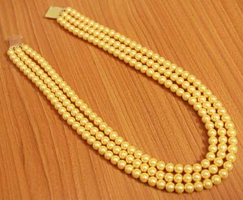 Yellow Pearl Necklaces 1