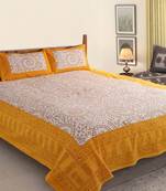 Kanha Bedsheet Rajasthani King Size Double Bedsheet With 2 Pillow Covers