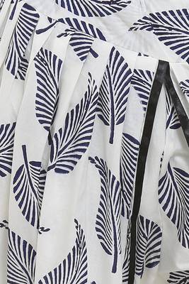 White Cotton Printed Dhoti Salwar 6