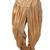 Beige Cotton Printed Dhoti Salwar