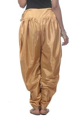 Beige Cotton Printed Dhoti Salwar 2